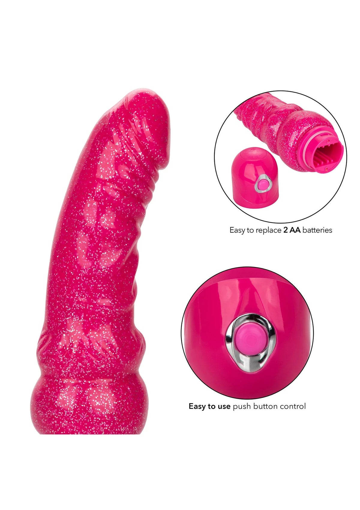Bestel: Lady Boner Bendable Vibrator by CalExotics Naughty Bits - bij Happytoys: de erotische sex webshop | liever Happy dan Easy ⭐⭐⭐⭐⭐