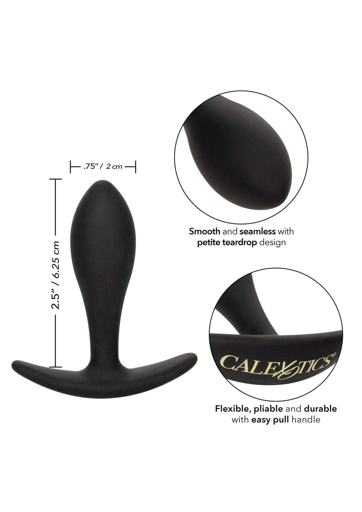 Bestel: Boundless Teardrop Plug by CalExotics - bij Happytoys: de erotische sex webshop | liever Happy dan Easy ⭐⭐⭐⭐⭐