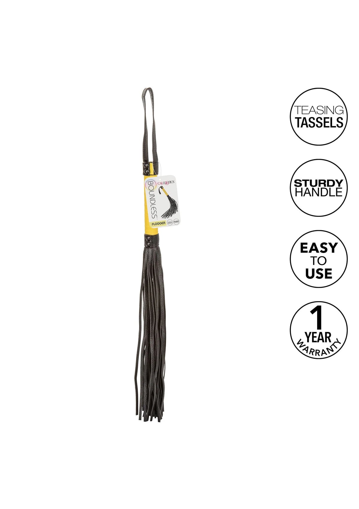 Bestel: Boundless Flogger by CalExotics - bij Happytoys: de erotische sex webshop | liever Happy dan Easy ⭐⭐⭐⭐⭐