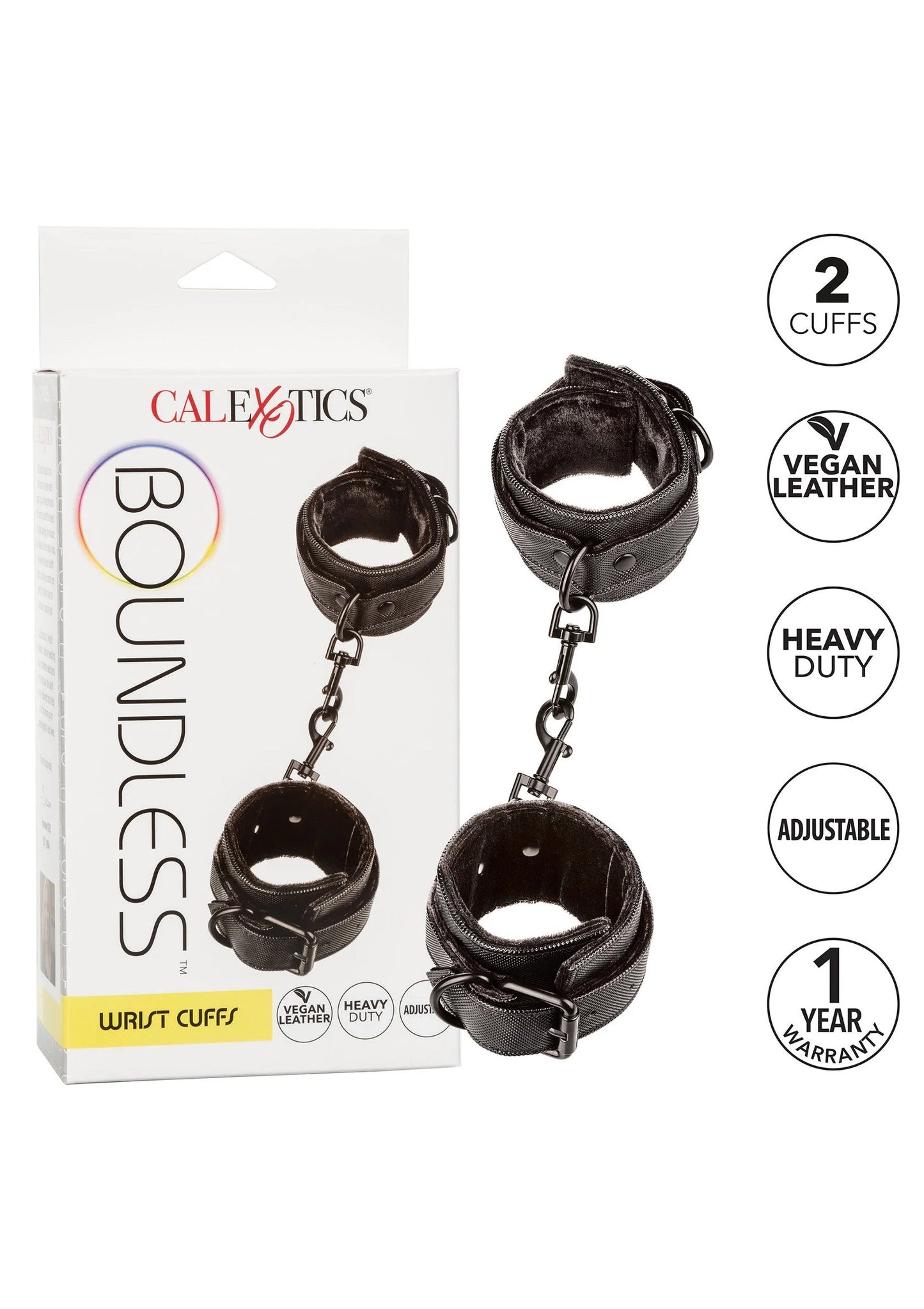 Beste vandaag nog: Boundless Wrist Cuffs by CalExotics - bij Happytoys