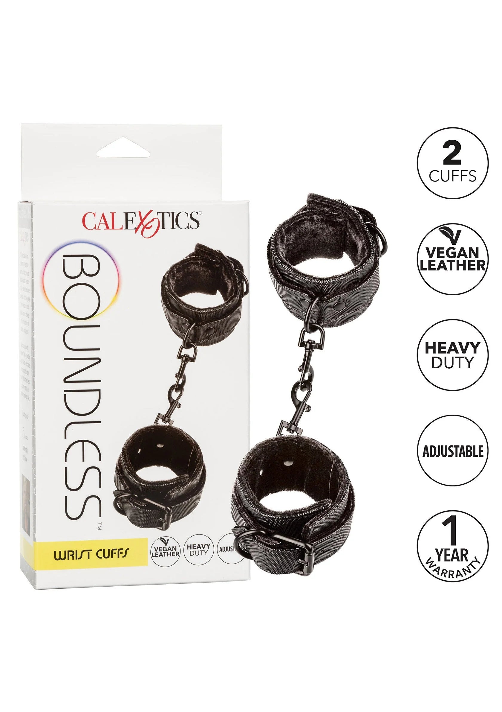 Beste vandaag nog: Boundless Wrist Cuffs by CalExotics - bij Happytoys