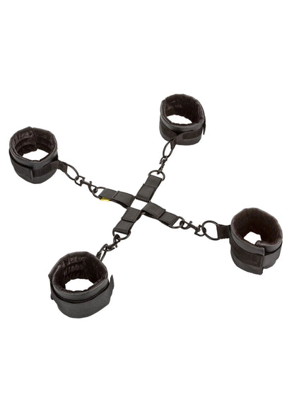 Bestel: Boundless Hog Tie by CalExotics - bij Happytoys: de erotische sex webshop | liever Happy dan Easy ⭐⭐⭐⭐⭐ - Default Title - 14245 - BLACK