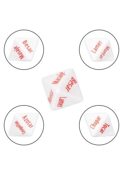 Bestel: Tempt & Tease Dados dice (ESP) by CalExotics - bij Happytoys: de erotische sex webshop | liever Happy dan Easy ⭐⭐⭐⭐⭐