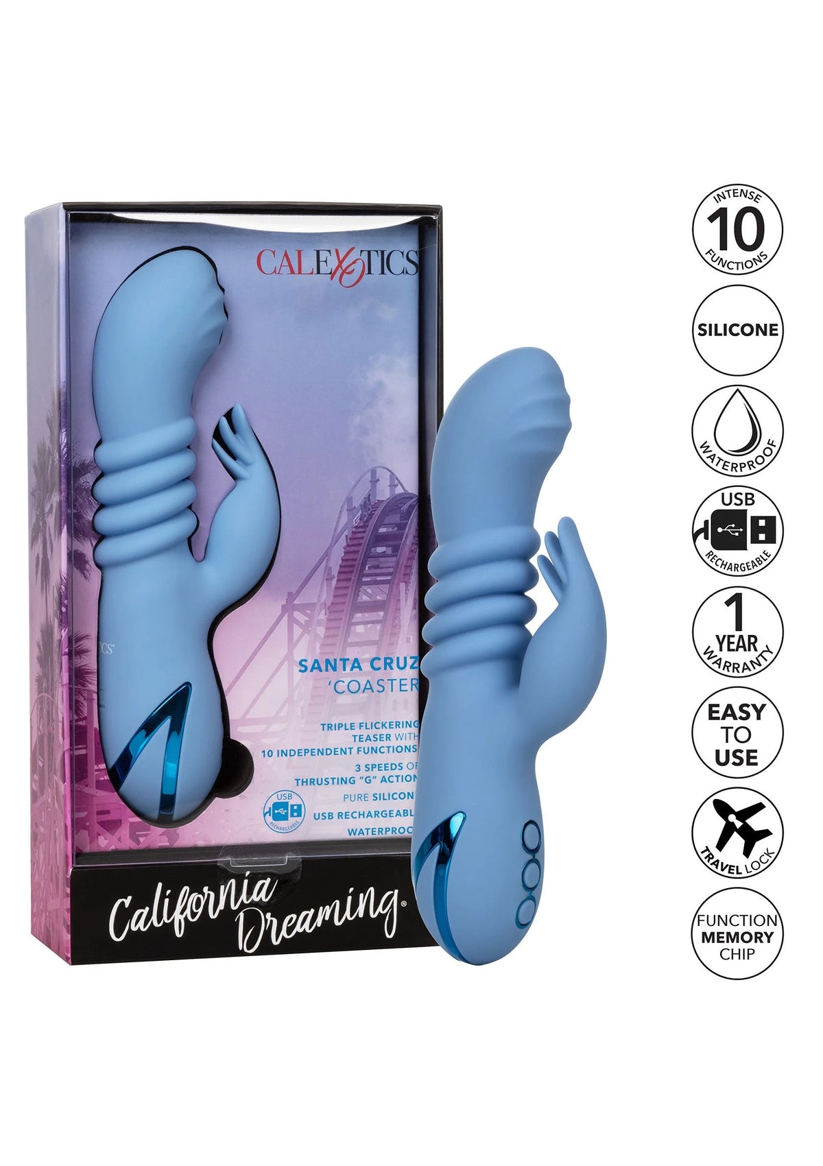 Beste vandaag nog: California Dreaming Santa Cruz 'Coaster by CalExotics - bij Happytoys