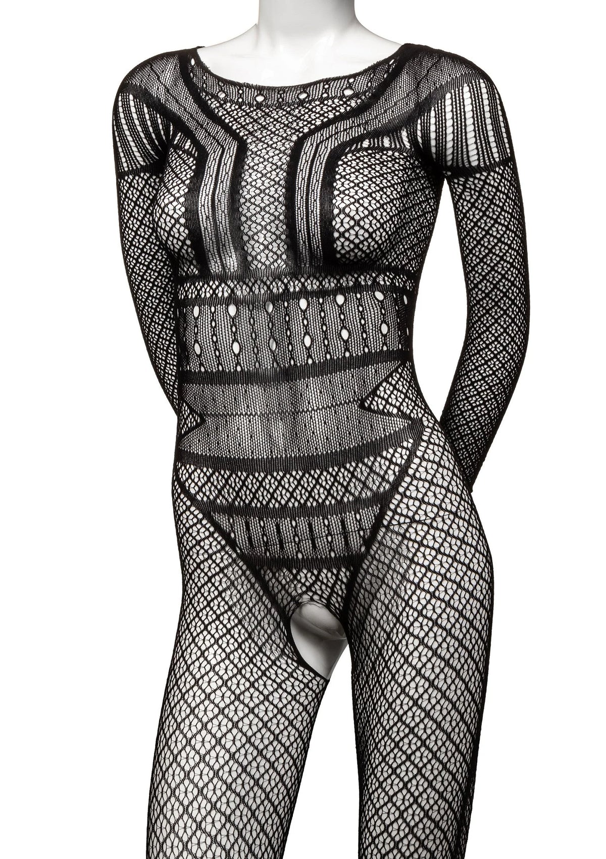 Bestel: Scandal Full Length Lace Body Suit by CalExotics - bij Happytoys: de erotische sex webshop | liever Happy dan Easy ⭐⭐⭐⭐⭐ - Default Title - 14465 - BLACK - O/S