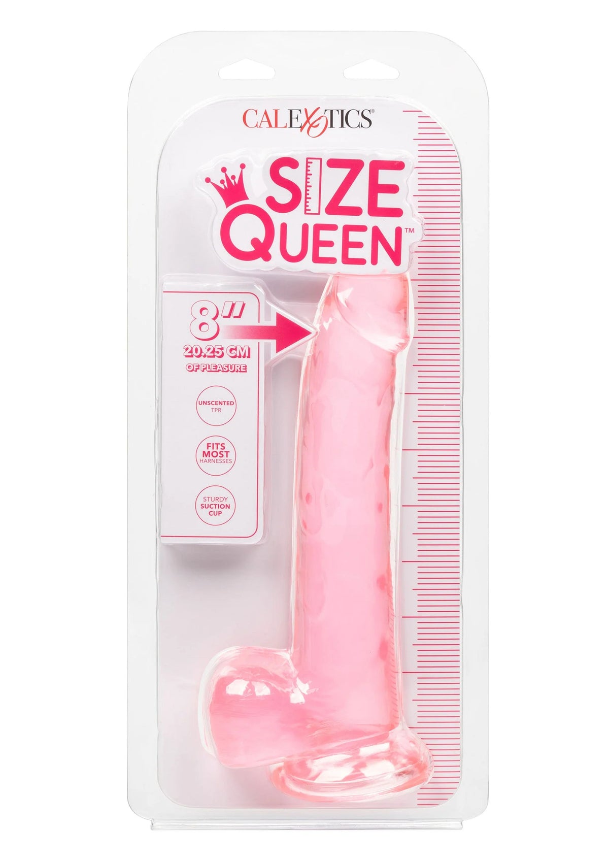 Bestel: Queen Size Dong 8 inch - bij Happytoys: de erotische sex webshop | liever Happy dan Easy ⭐⭐⭐⭐⭐