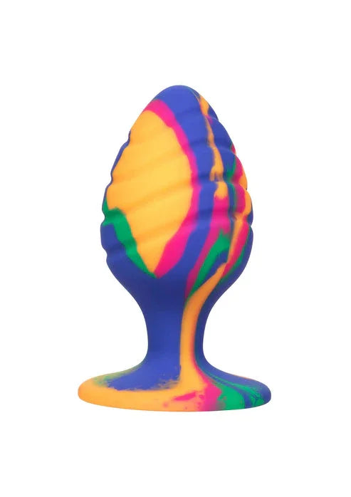 Cheeky Large Swirl Plug by CalExotics - Happytoys Sexshop: Toys for Feeling Happy & Easy 😊 - Discreet geleverd