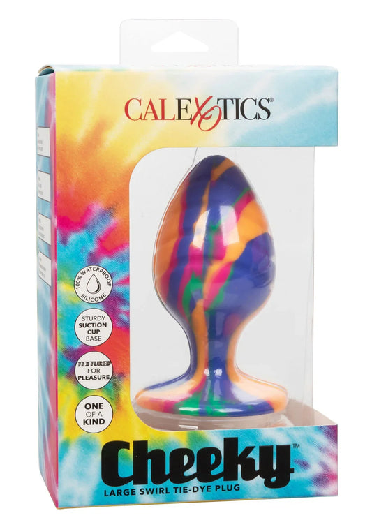 Cheeky Large Swirl Plug by CalExotics - Happytoys Sexshop: Toys for Feeling Happy & Easy 😊 - Discreet geleverd