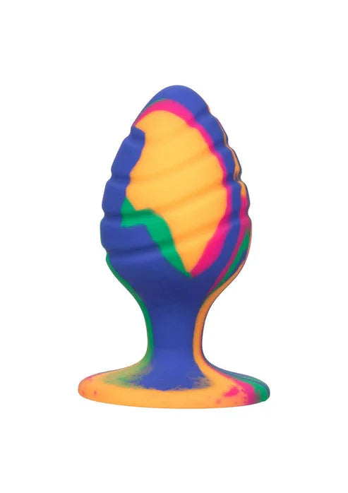 Cheeky Large Swirl Plug by CalExotics - Happytoys Sexshop: Toys for Feeling Happy & Easy 😊 - Discreet geleverd