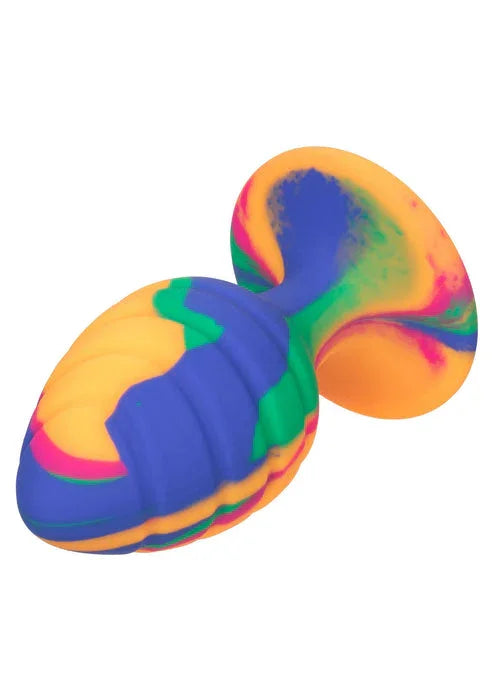 Cheeky Large Swirl Plug by CalExotics - Happytoys Sexshop: Toys for Feeling Happy & Easy 😊 - Discreet geleverd