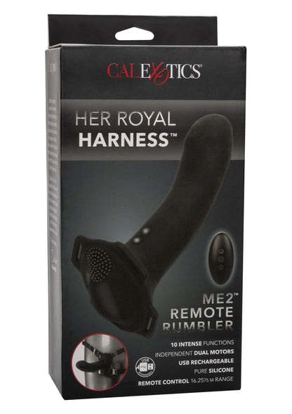 Bestel: Her Royal Harness Me2 Remote Rumbler Pegging Strap - On CalExotics - bij Happytoys: de erotische sex webshop | liever Happy dan Easy ⭐⭐⭐⭐⭐