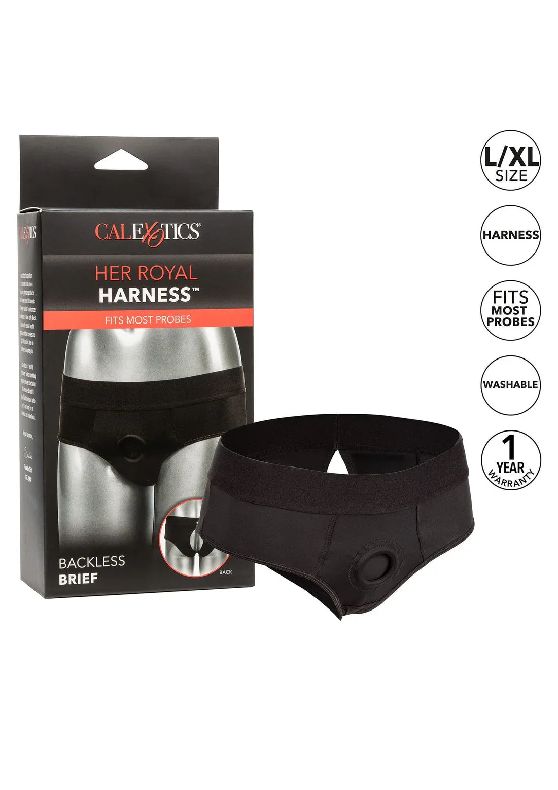 Backless Brief by CalExotics - Happytoys Sexshop: Toys for Feeling Happy & Easy 😊 - Discreet geleverd