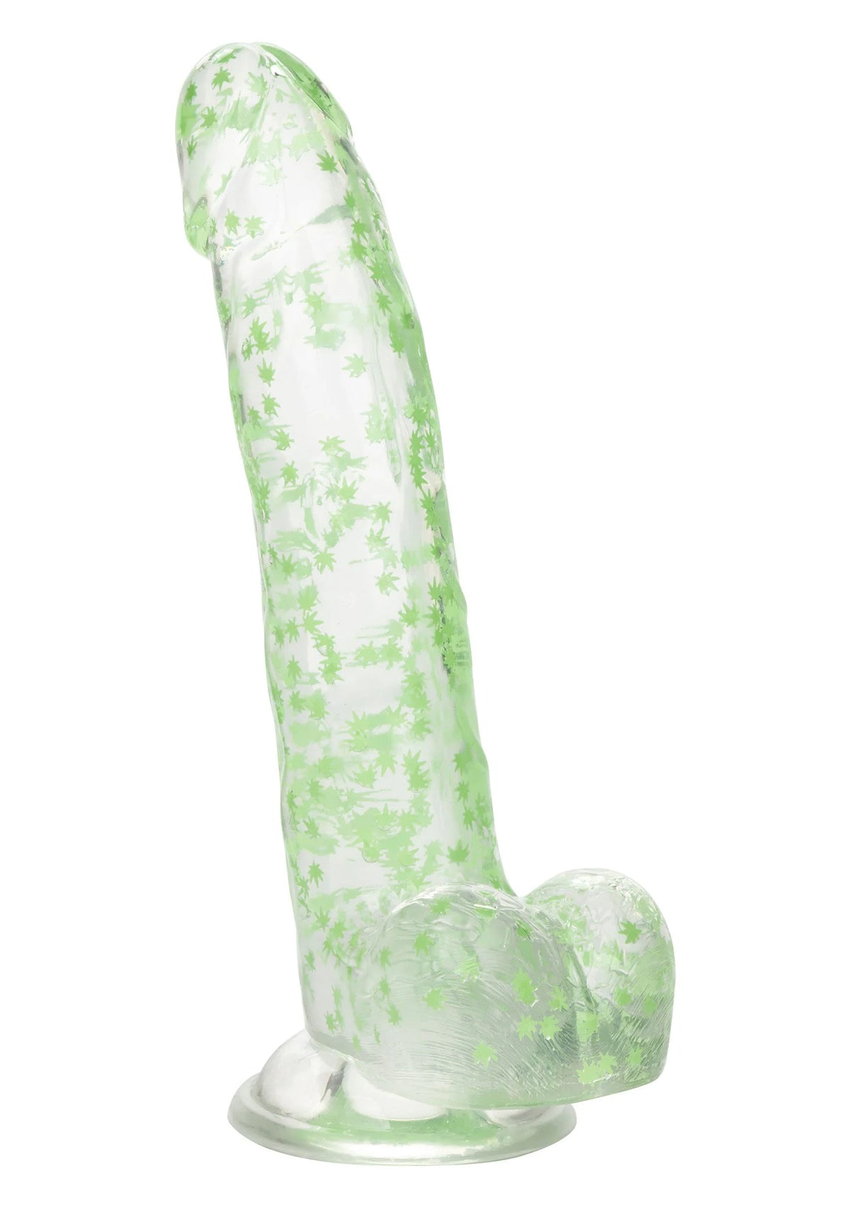 Bestel: Naughty Bits I Leaf Dick Glow - In - The - Dark Weed Leaf Dildo by CalExotics - bij Happytoys: de erotische sex webshop | liever Happy dan Easy ⭐⭐⭐⭐⭐ - Default Title - 14729 - GLOW