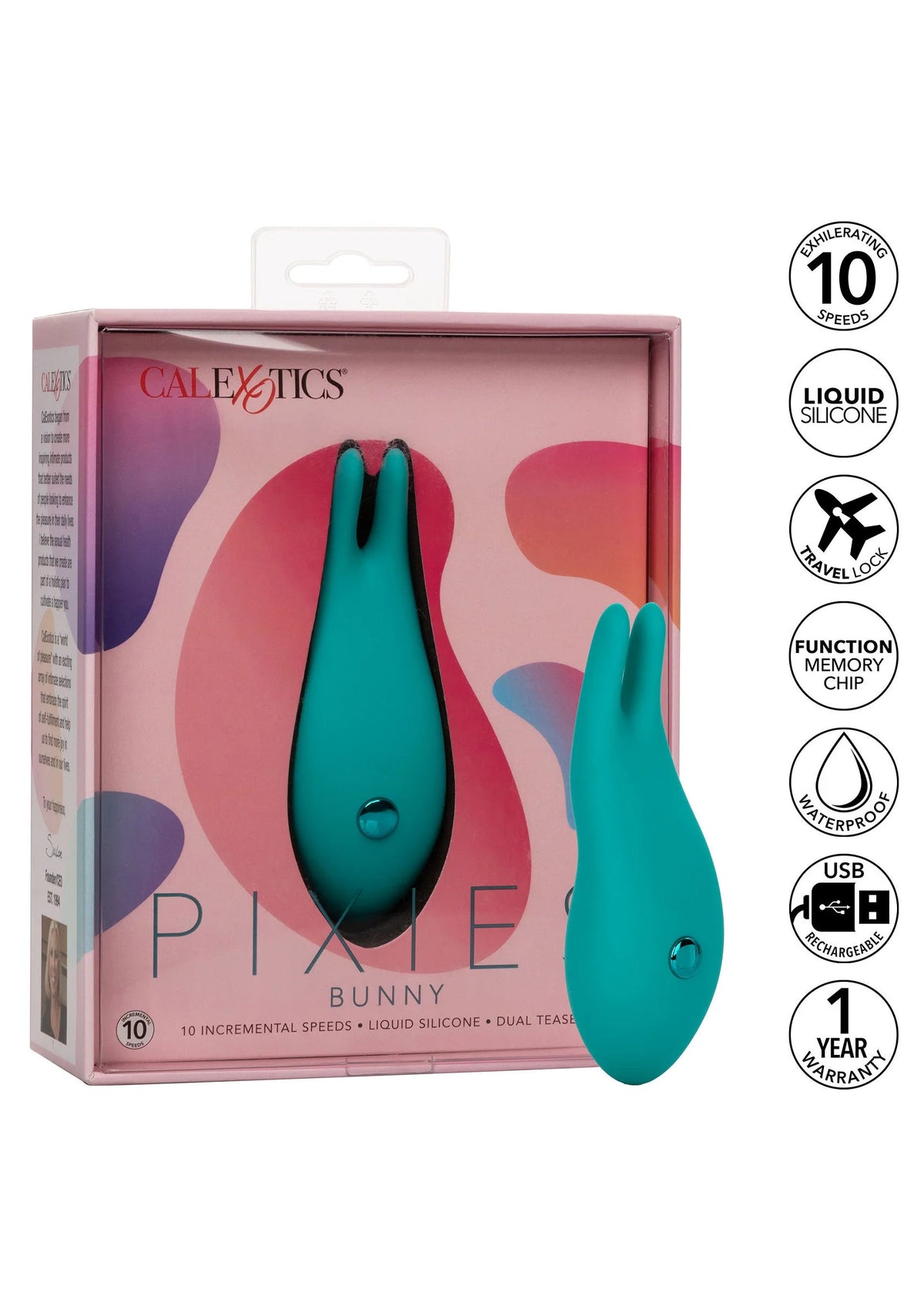 Beste vandaag nog: Pixies Bunny Vibrator by CalExotics - bij Happytoys