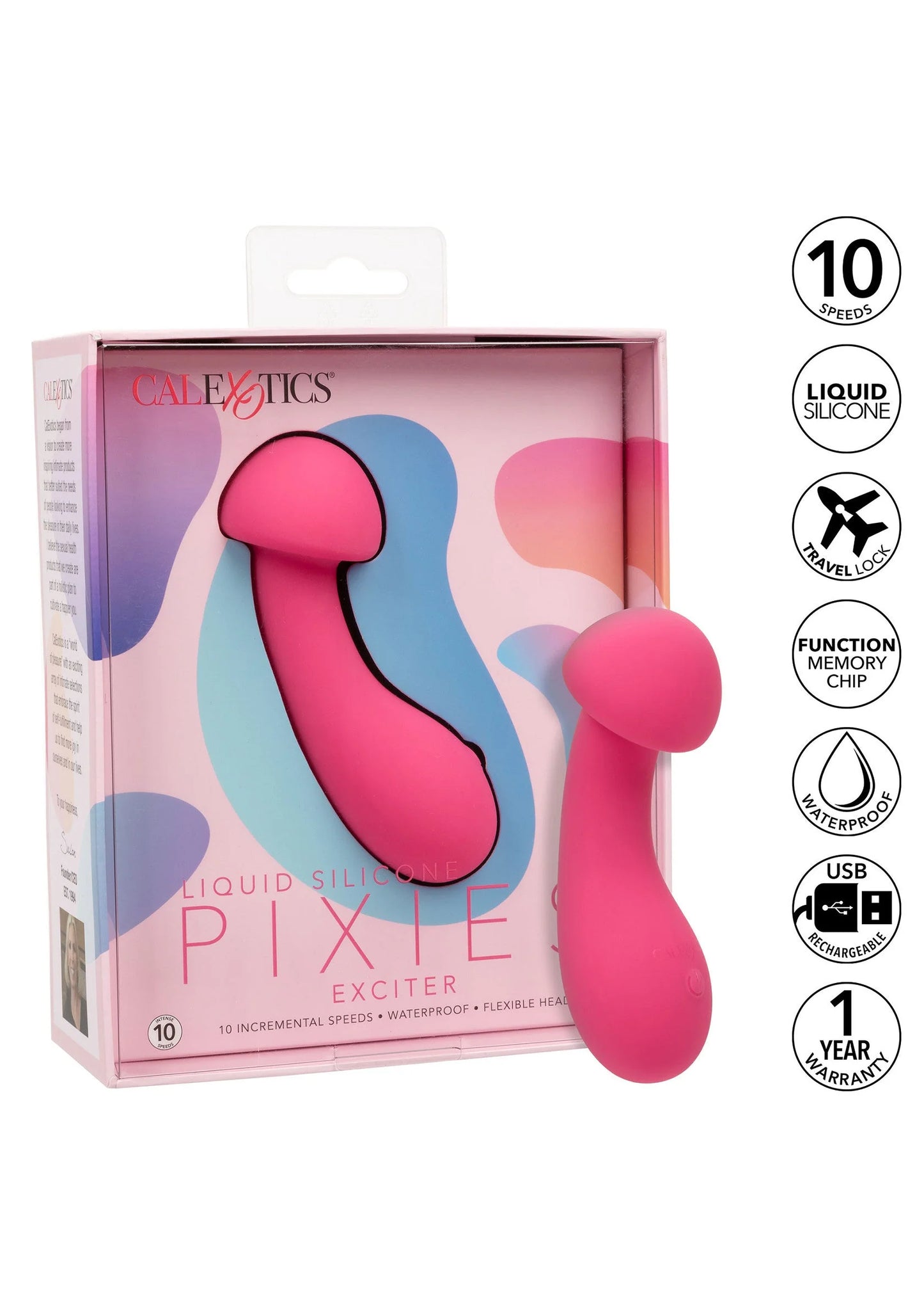 Beste vandaag nog: Liquid Silicone Pixies Exciter vibrator by CalExotics - bij Happytoys