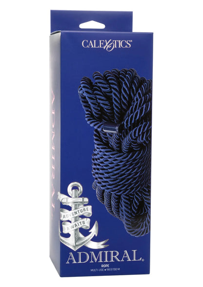 CalExotics Admiral touwverpakking met donkerblauwe opgerolde koordweergave