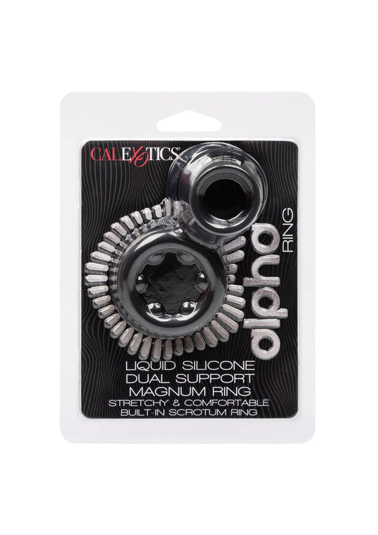 Alpha Dual Magnum Ring by CalExotics - Happytoys Sexshop: Toys for Feeling Happy & Easy 😊 - Discreet geleverd