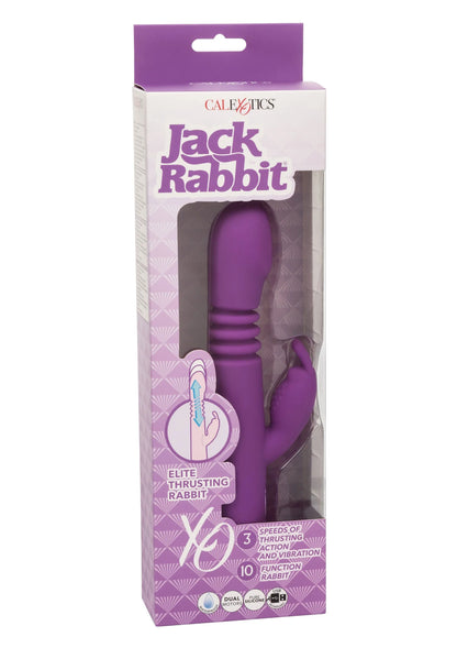 Bestel: Jack Rabbit Elite Thrusting Rabbit vibrator by CalExotics - bij Happytoys: de erotische sex webshop | liever Happy dan Easy ⭐⭐⭐⭐⭐