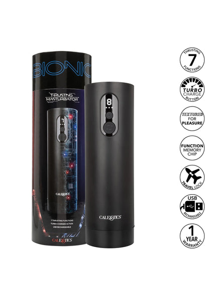 Beste vandaag nog: Bionic Thrusting Masturbator by CalExotics - bij Happytoys Sexshop: Toys for Feeling Happy & Easy 😊