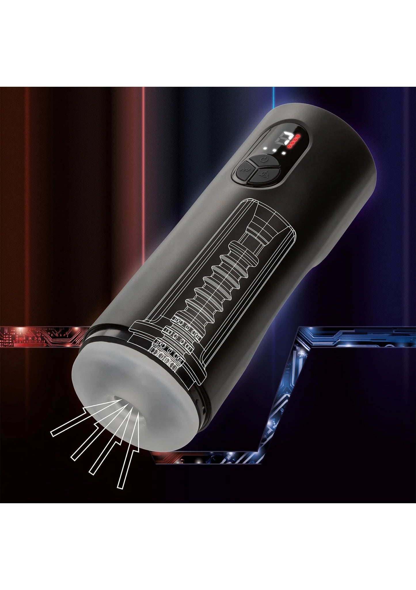 Beste vandaag nog: Bionic Sucking and Vibrating Masturbator by CalExotics - bij Happytoys Sexshop: Toys for Feeling Happy & Easy 😊