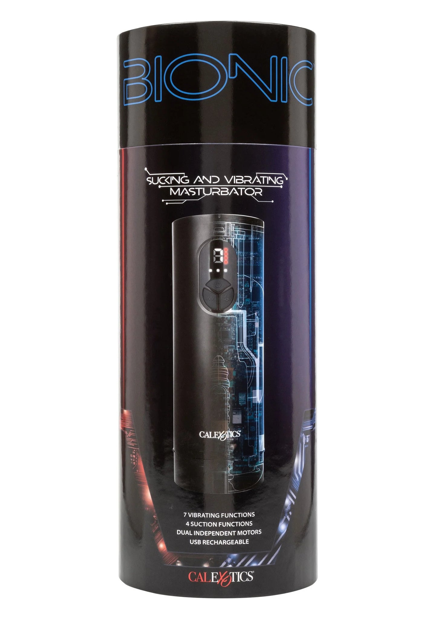 Beste vandaag nog: Bionic Sucking and Vibrating Masturbator by CalExotics - bij Happytoys Sexshop: Toys for Feeling Happy & Easy 😊