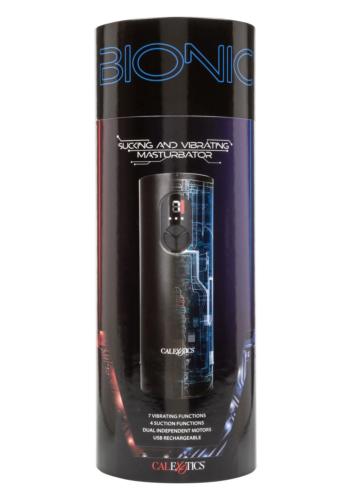 Beste vandaag nog: Bionic Sucking and Vibrating Masturbator by CalExotics - bij Happytoys Sexshop: Toys for Feeling Happy & Easy 😊