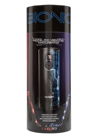 Beste vandaag nog: Bionic Sucking and Vibrating Masturbator by CalExotics - bij Happytoys Sexshop: Toys for Feeling Happy & Easy 😊
