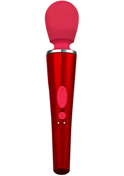 Bestel: Compact Wand Massager Red by Caresse - bij Happytoys: de erotische sex webshop | liever Happy dan Easy ⭐⭐⭐⭐⭐