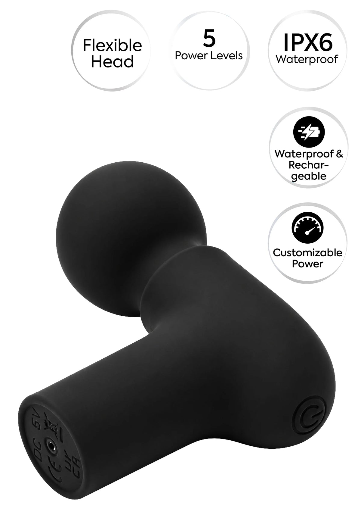 Bestel: Power Gun Massager by Caresse - bij Happytoys: de erotische sex webshop | liever Happy dan Easy ⭐⭐⭐⭐⭐