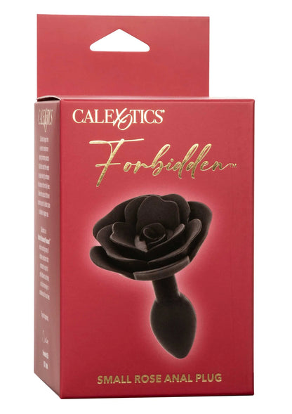 Bestel: Forbidden Small Rose Anal Plug by CalExotics - bij Happytoys: de erotische sex webshop | liever Happy dan Easy ⭐⭐⭐⭐⭐