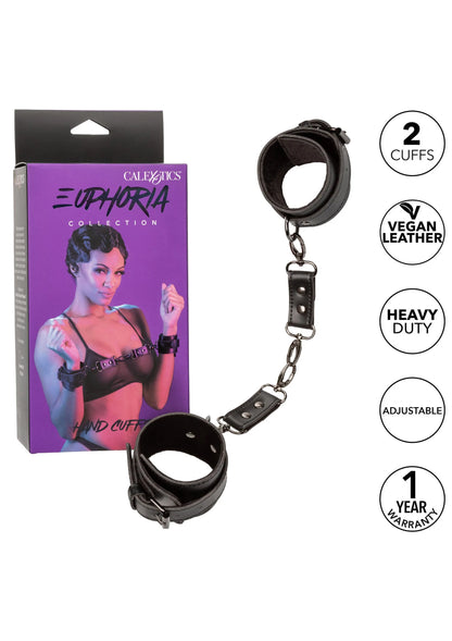 Bestel: Euphoria Collection Hand Cuffs by CalExotics - bij Happytoys: de erotische sex webshop | liever Happy dan Easy ⭐⭐⭐⭐⭐