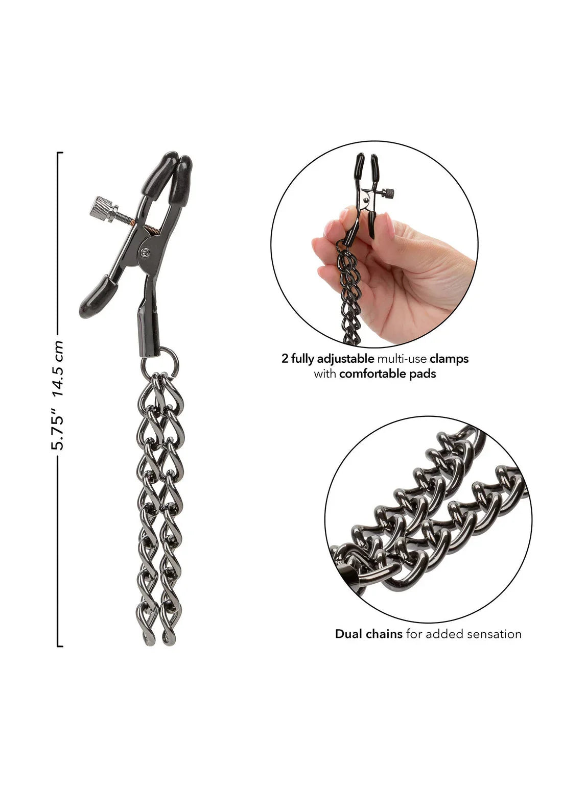 Chain Nipple Clamps by CalExotics