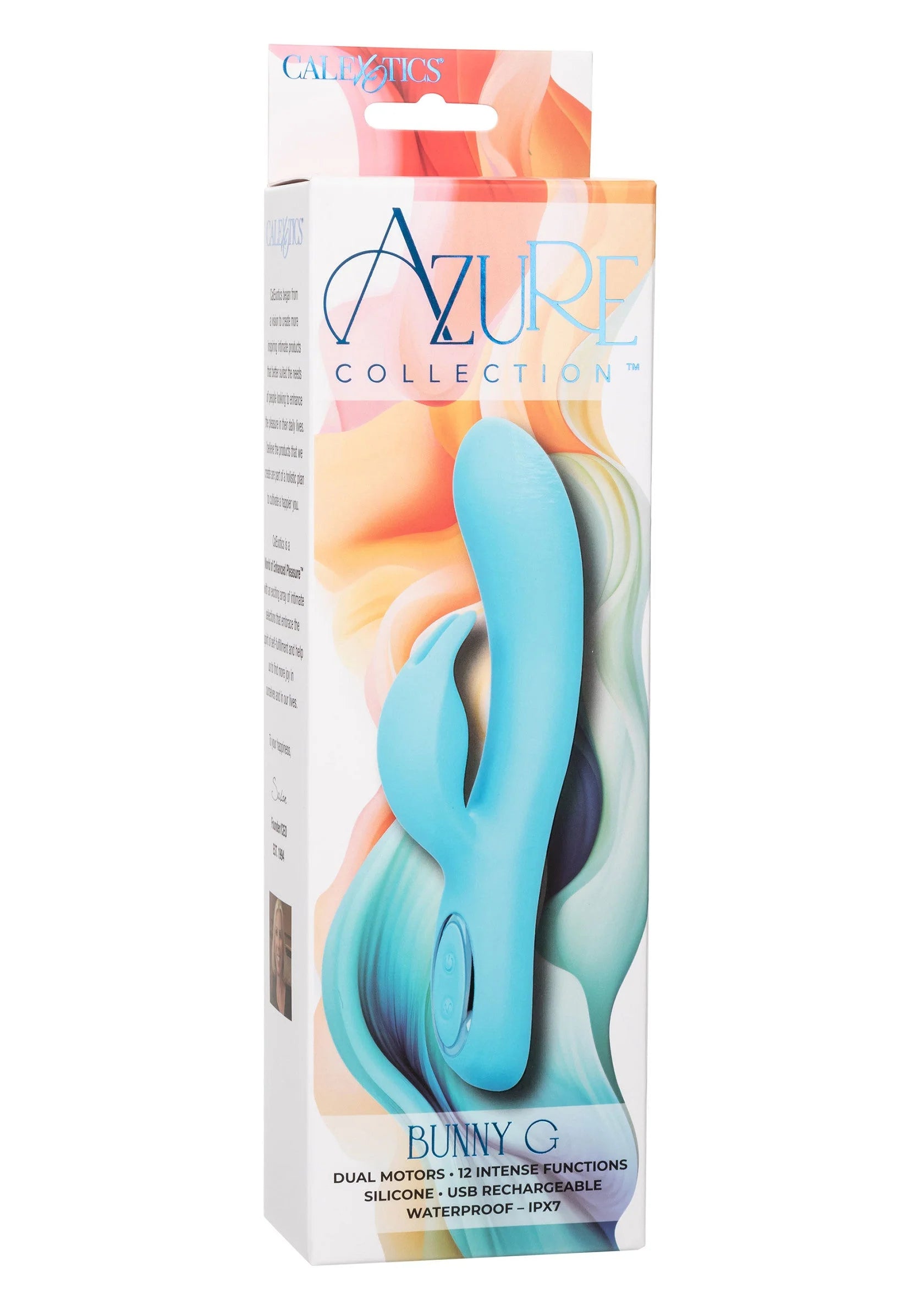 Bestel: Azure Bunny G by CalExotics - bij Happytoys: de erotische sex webshop | liever Happy dan Easy ⭐⭐⭐⭐⭐