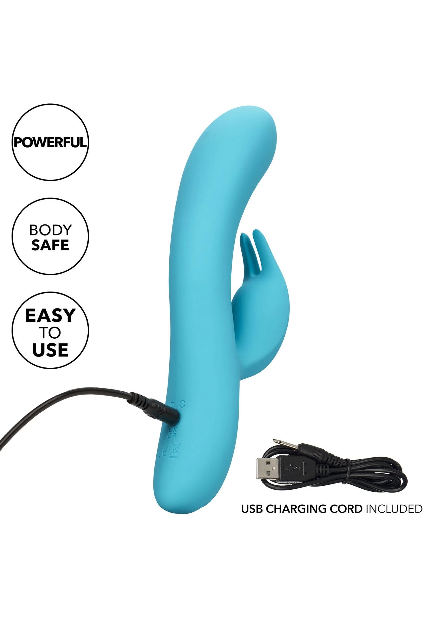 Bestel: Azure Bunny G by CalExotics - bij Happytoys: de erotische sex webshop | liever Happy dan Easy ⭐⭐⭐⭐⭐