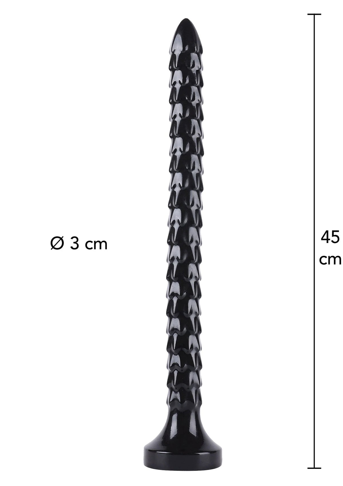 Bestel: Anal Snake 45 cm by Hidden Desire - bij Happytoys: de erotische sex webshop | liever Happy dan Easy ⭐⭐⭐⭐⭐ - Default Title - 16879 - BLACK