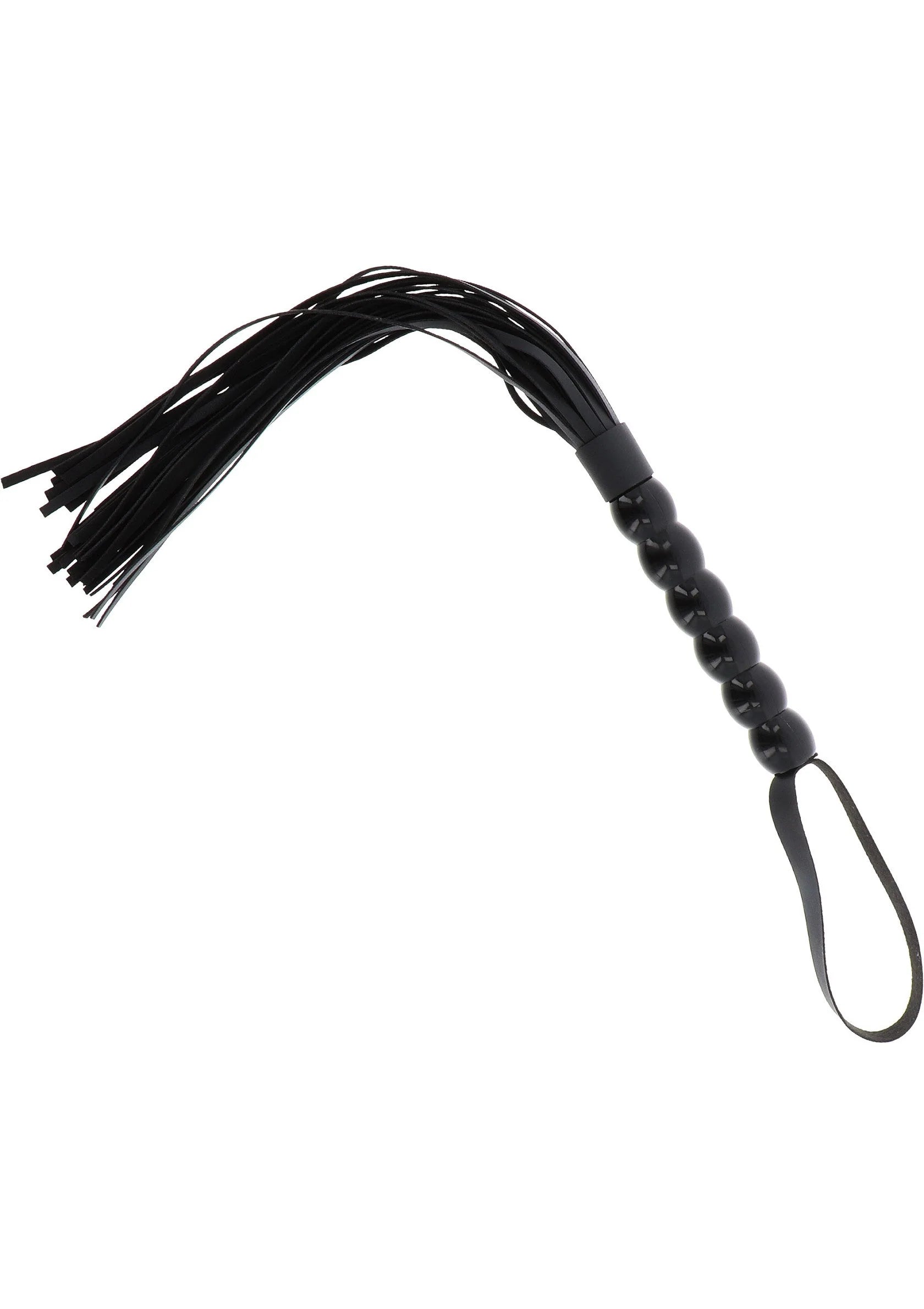 Beste vandaag nog: Extreme Long Beaded Flogger Whip by Hidden Desire - bij Happytoys Sexshop: Toys for Feeling Happy & Easy 😊