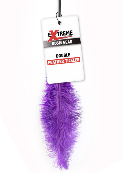 Bestel: Double Feather Tickler by Hidden Desire Extreme - bij Happytoys.nl, happytoys.be, Happytoys.ae: erotische sex webshop | liever Happy dan Easy ⭐⭐⭐⭐⭐