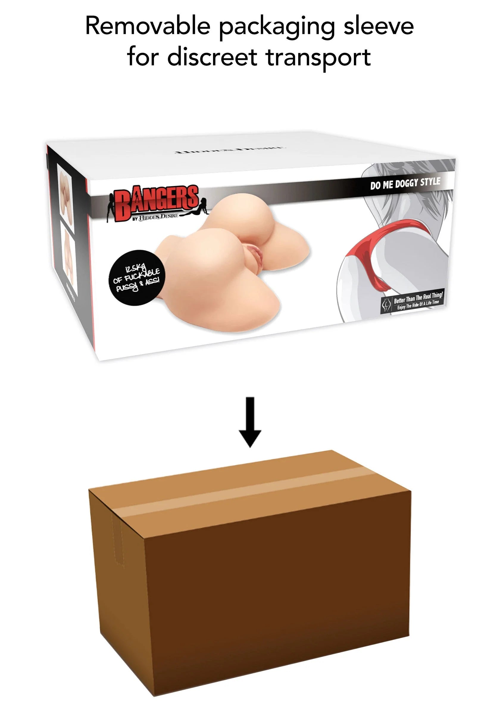 Beste vandaag nog: Bangers Do Me Doggy Style 12.5kg by Hidden Desire - bij Happytoys