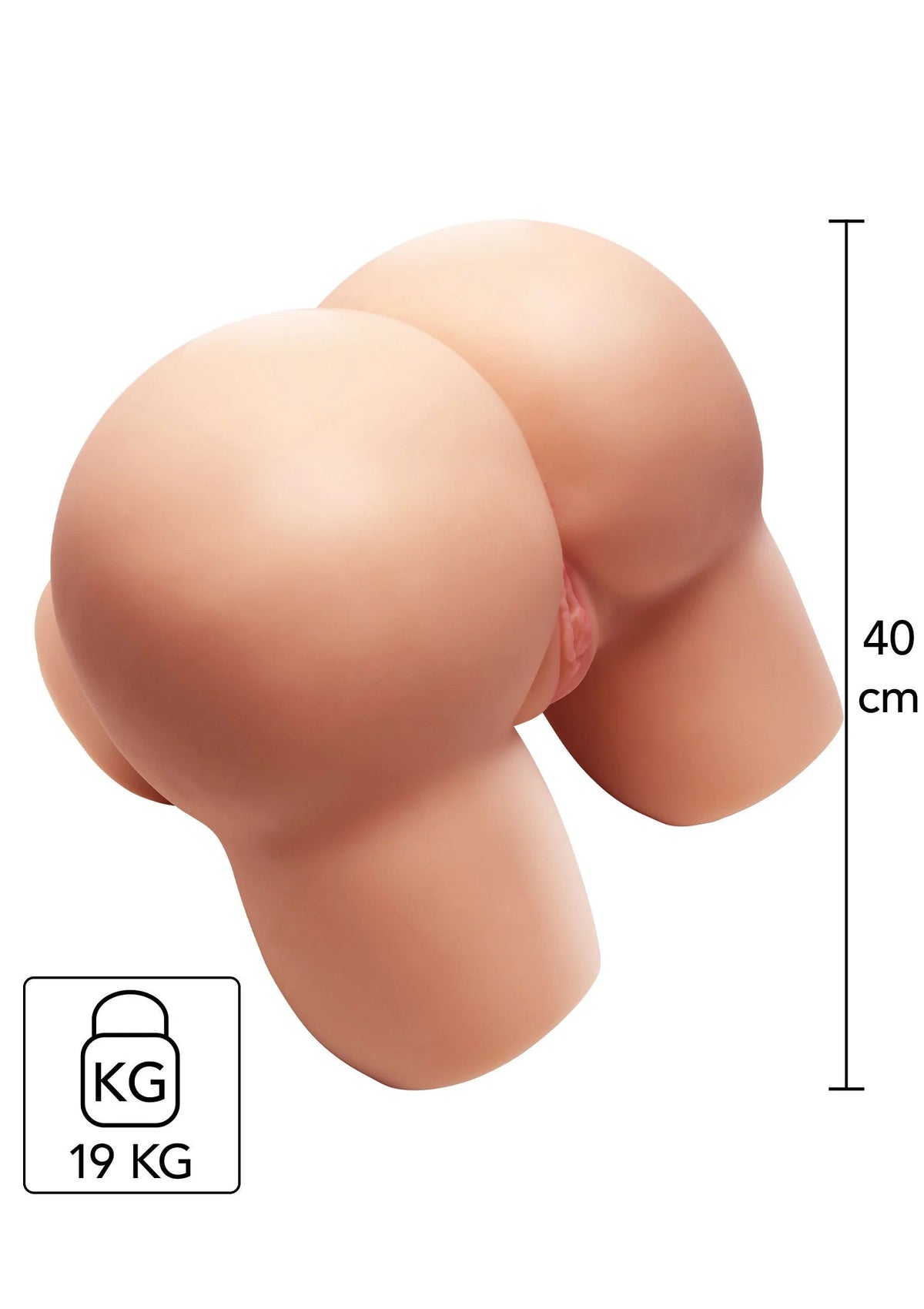 Beste vandaag nog: Bangers Fabulous Fat Mega Ass 19kg by Hidden Desire - bij Happytoys