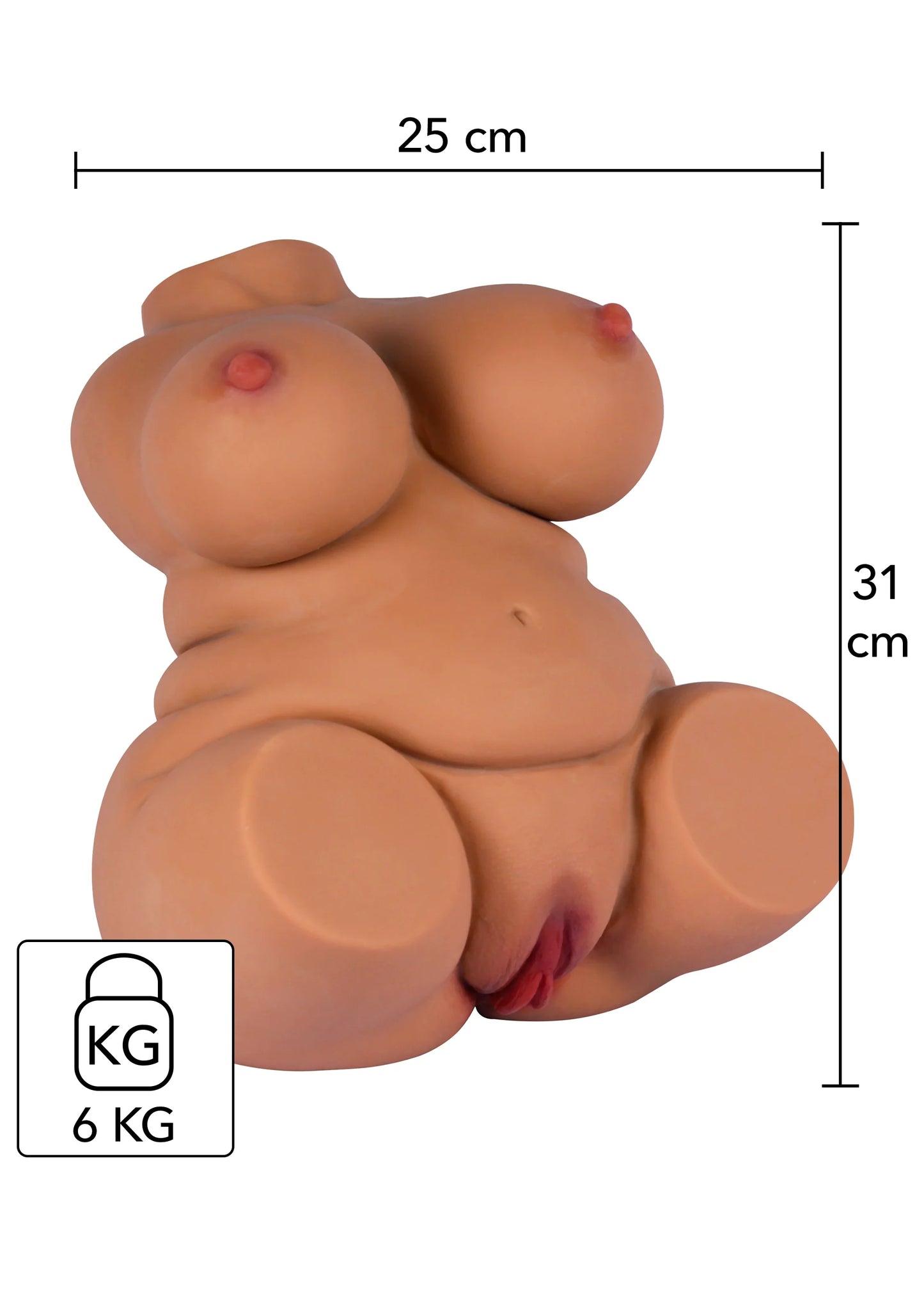 Beste vandaag nog: Fat Fuck Queen 6 kg by Hidden Desire - bij Happytoys Sexshop: Toys for Feeling Happy & Easy 😊