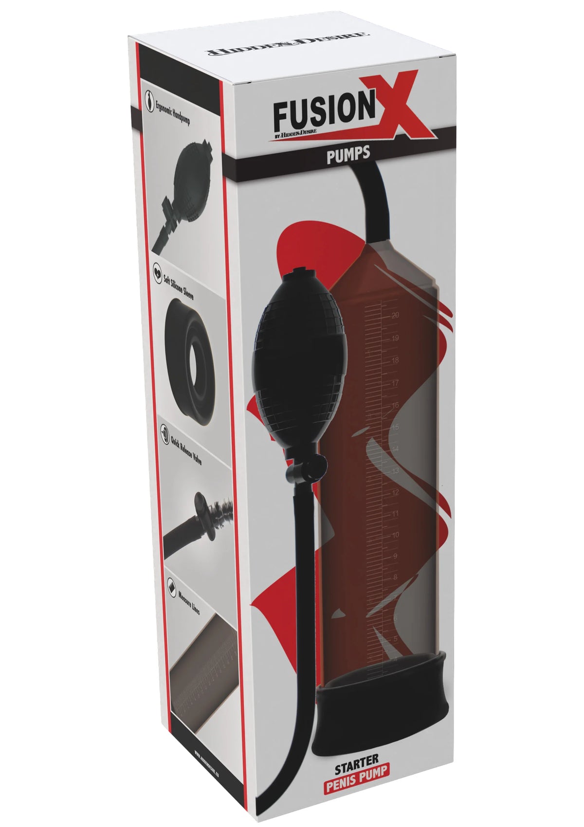 Bestel: Fusion Starter Penis Pump Clear by Hidden Desire - bij Happytoys: de erotische sex webshop | liever Happy dan Easy ⭐⭐⭐⭐⭐