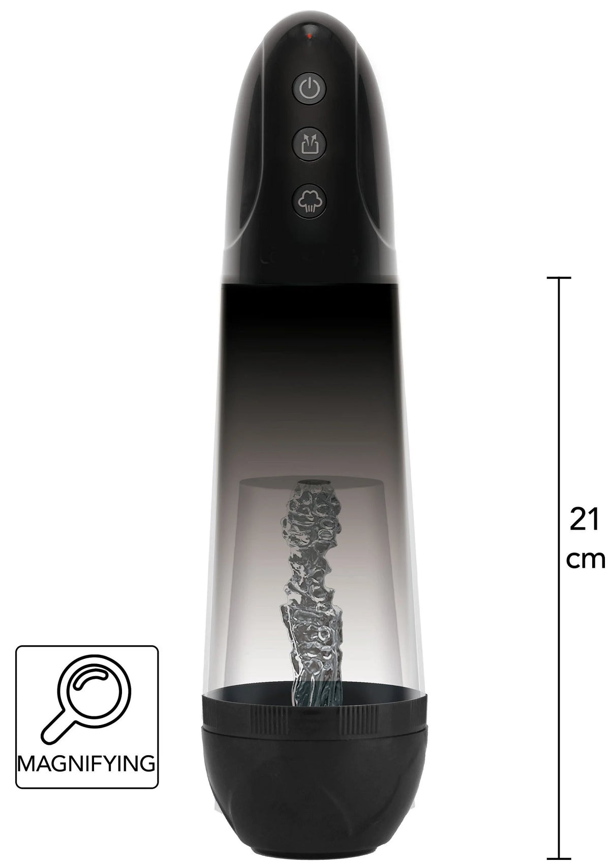 Beste vandaag nog: Automatic Magnify Penis Pump by Hidden Desire - bij Happytoys Sexshop: Toys for Feeling Happy & Easy 😊