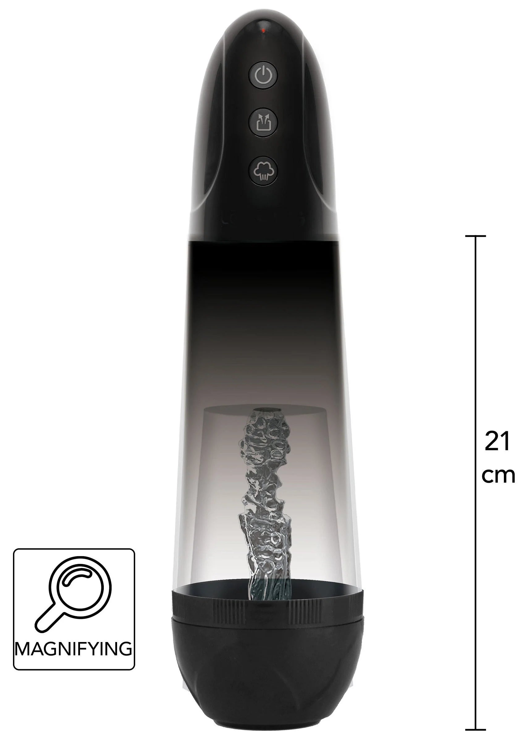 Beste vandaag nog: Automatic Magnify Penis Pump by Hidden Desire - bij Happytoys Sexshop: Toys for Feeling Happy & Easy 😊