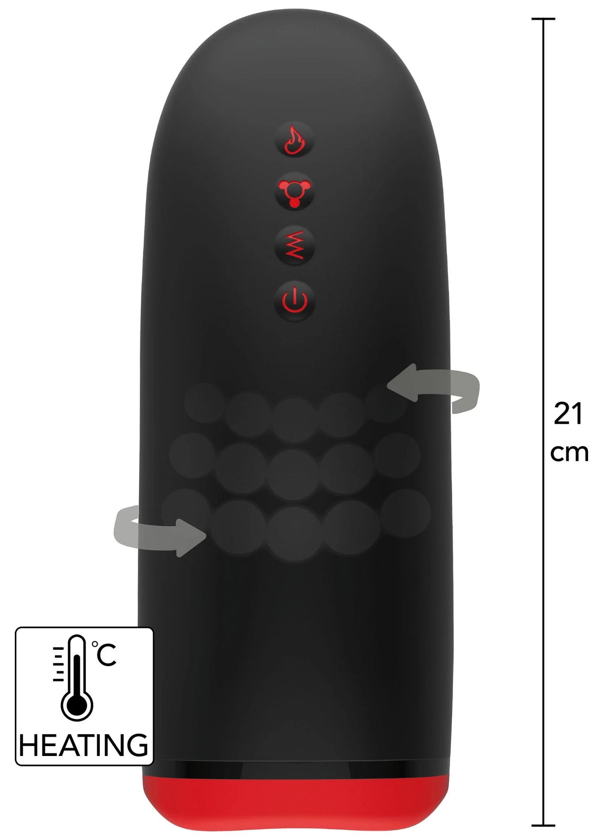 Beste vandaag nog: Beaded Tongue Masturbator by Hidden Desire - bij Happytoys Sexshop: Toys for Feeling Happy & Easy 😊