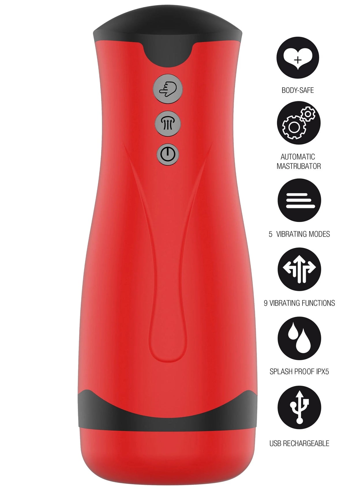 Bestel: Super Suction Masturbator by Hidden Desire - bij Happytoys: de erotische sex webshop | liever Happy dan Easy ⭐⭐⭐⭐⭐