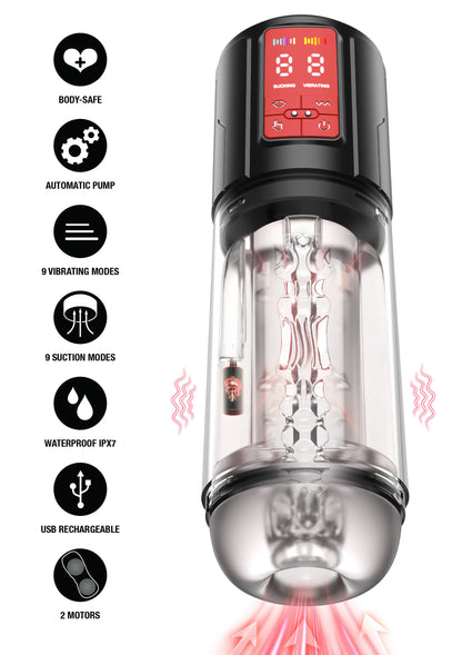 Extreme Suction Masturbator by Hidden Desire Fusion X