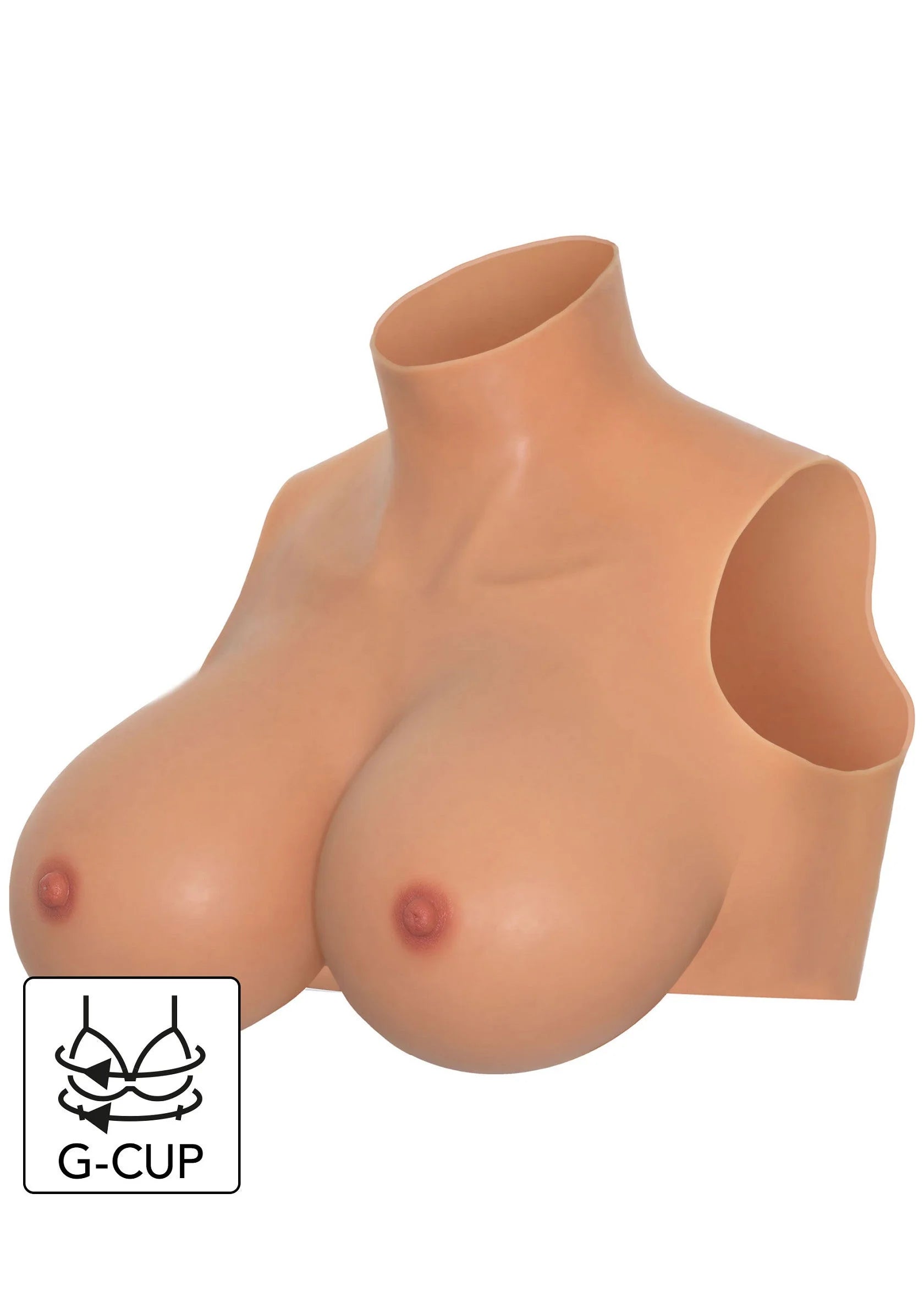 Beste vandaag nog: Wearable Breasts Crop Top G Cup by Hidden desire - bij Happytoys Sexshop: Toys for Feeling Happy & Easy 😊