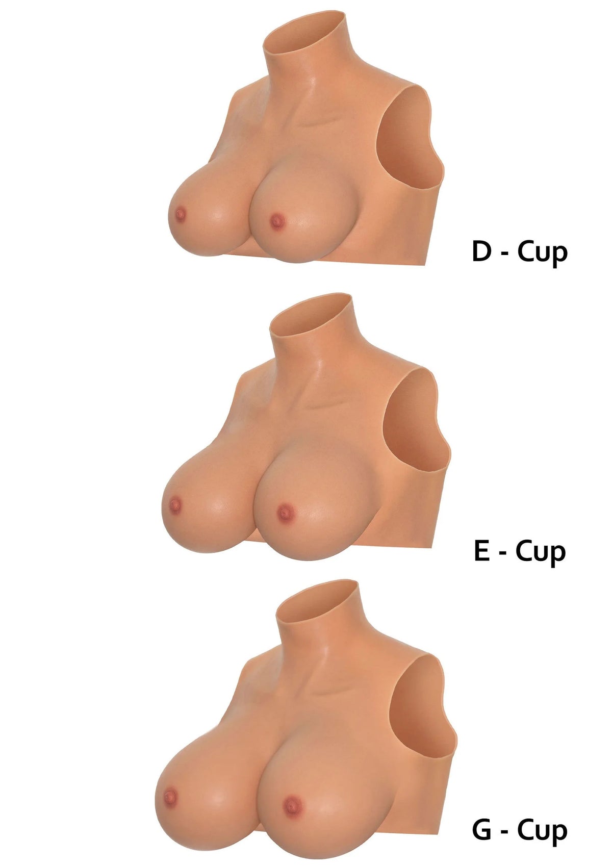 Beste vandaag nog: Wearable Breasts Crop Top G Cup by Hidden desire - bij Happytoys Sexshop: Toys for Feeling Happy & Easy 😊
