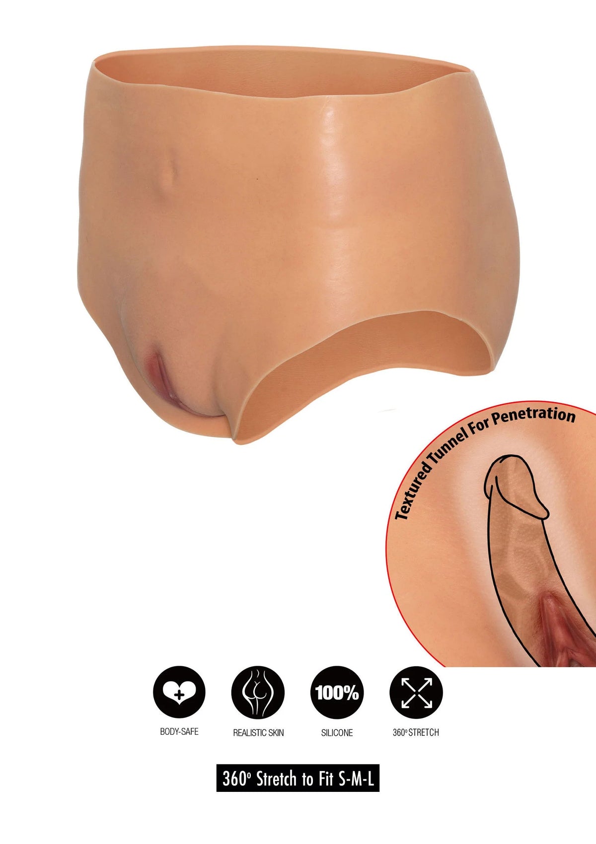 Bestel: Open Vagina Brief High Waist by CalExotics - bij Happytoys: de erotische sex webshop | liever Happy dan Easy ⭐⭐⭐⭐⭐