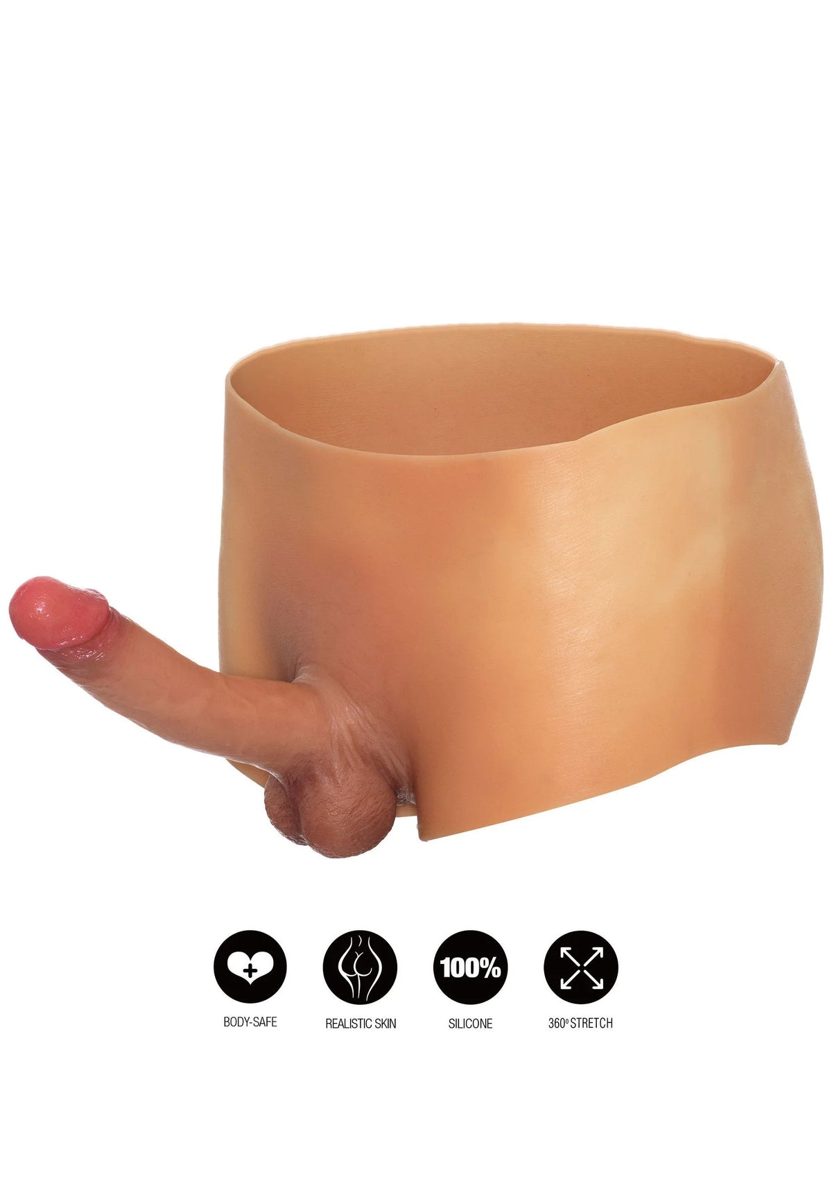 Beste vandaag nog: Penis Boxershort S/M 18 cm Dildo by Hidden Desire - bij Happytoys Sexshop: Toys for Feeling Happy & Easy 😊